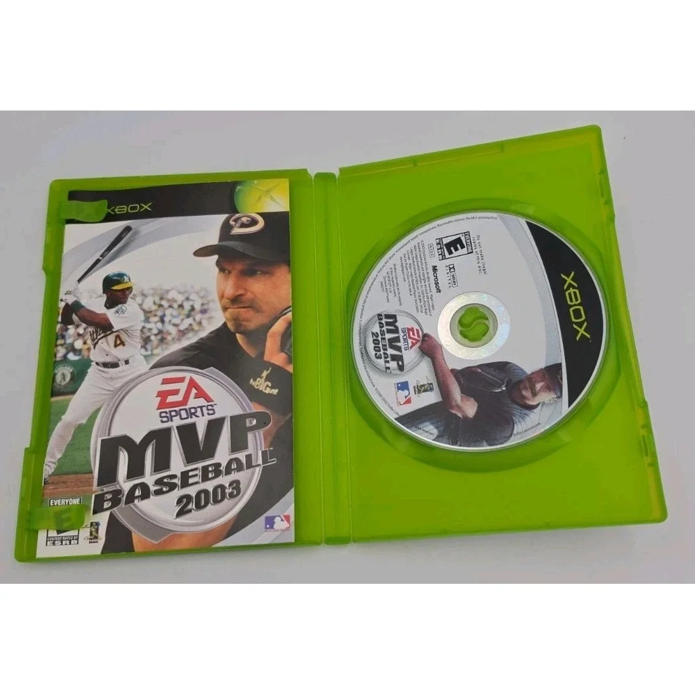 MVP Baseball 2003 Microsoft Xbox EA Sports Video Game Complete CIB Tested